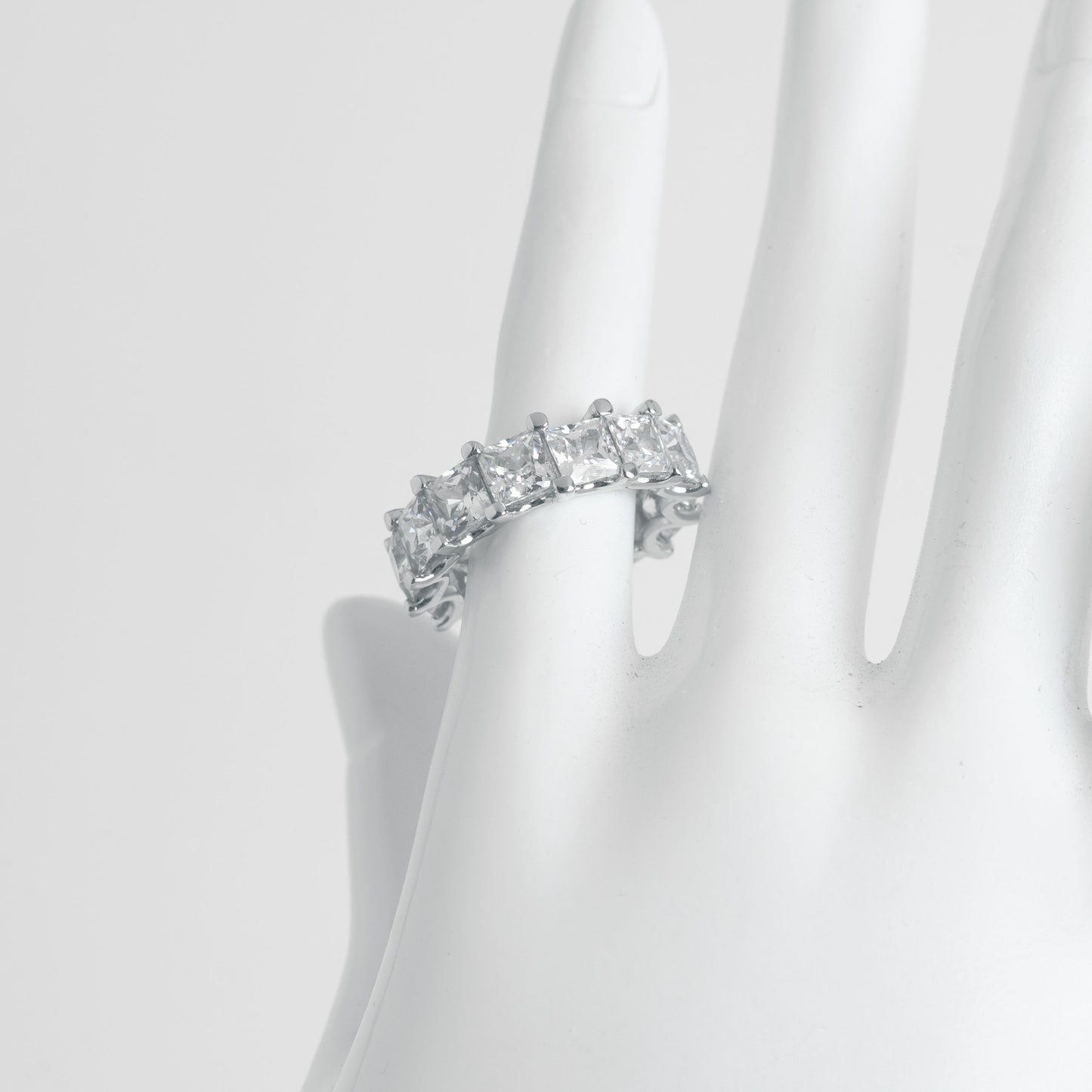 Italian Sterling Silver Ring Silver Steering