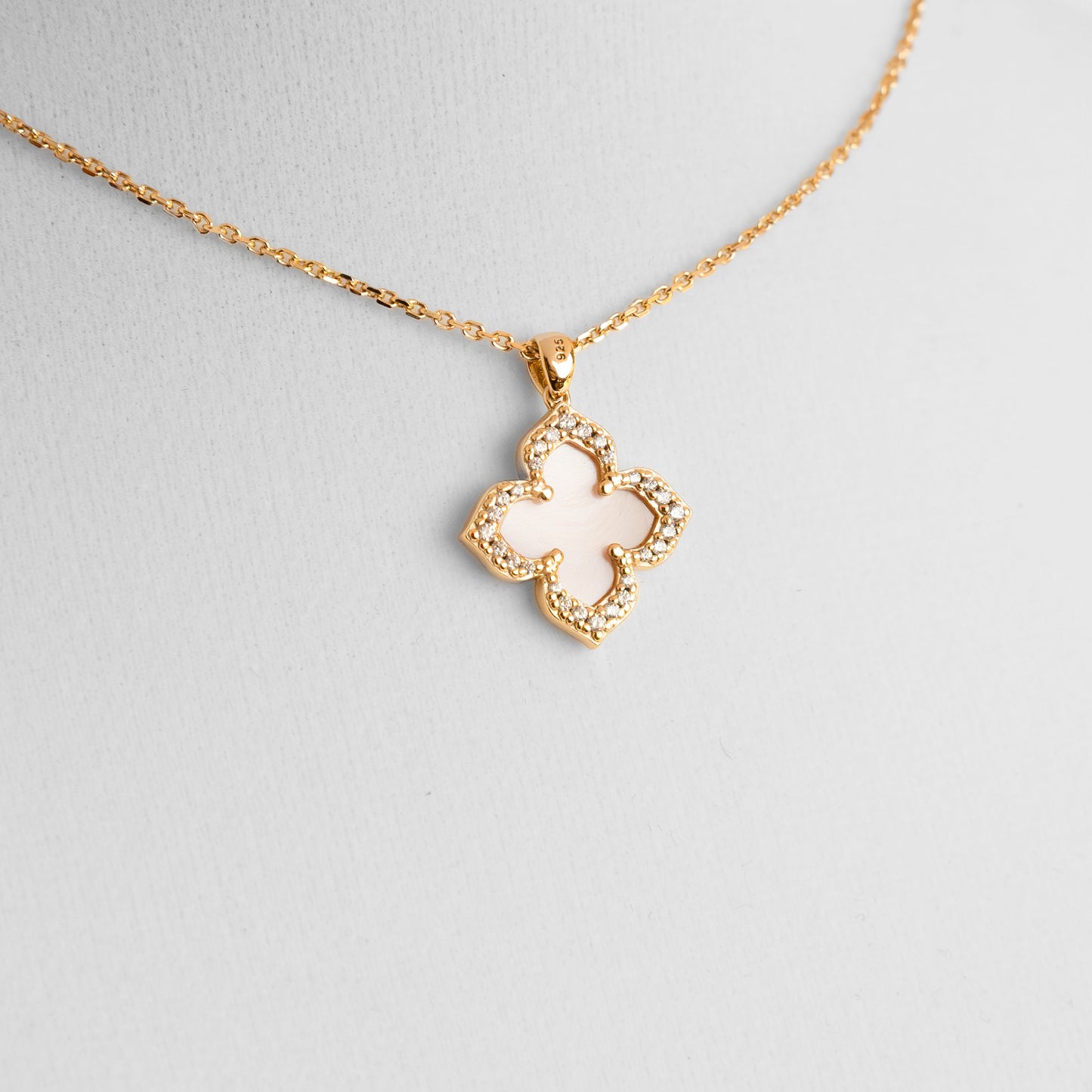 Sterling Silver Gold Plated 18K Necklace