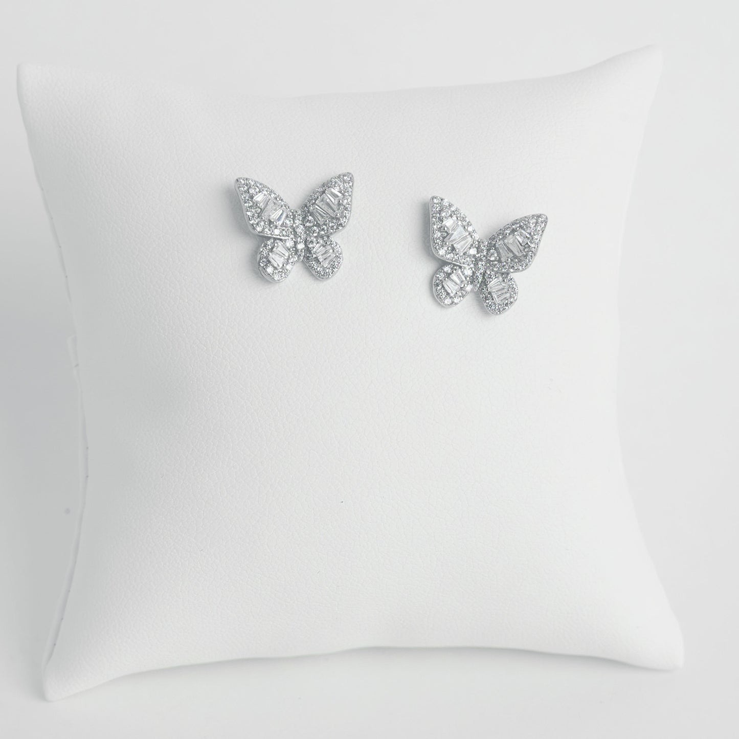 Earrings Italian Silver - Butterfly