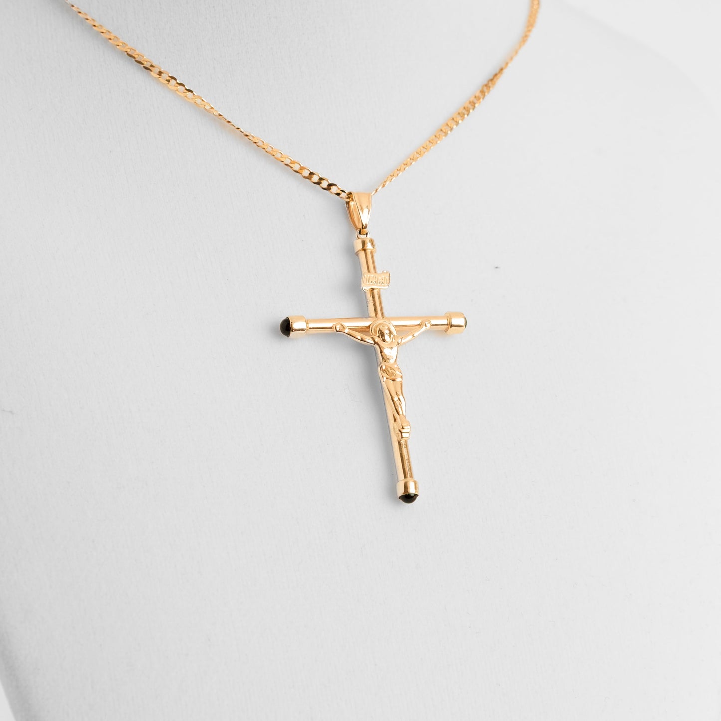 14K Gold Necklace Cross