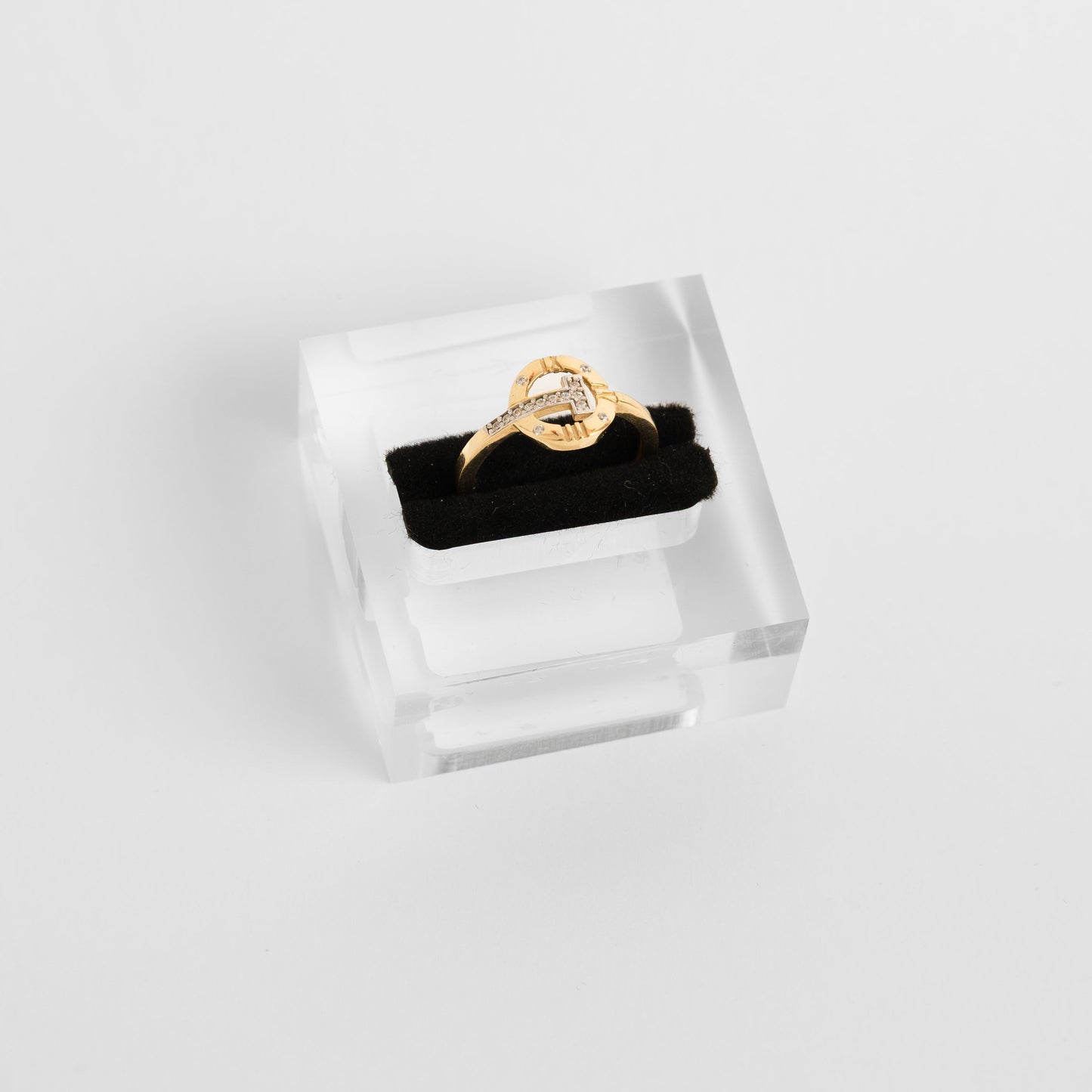 10K Gold Ring Lab Diamond