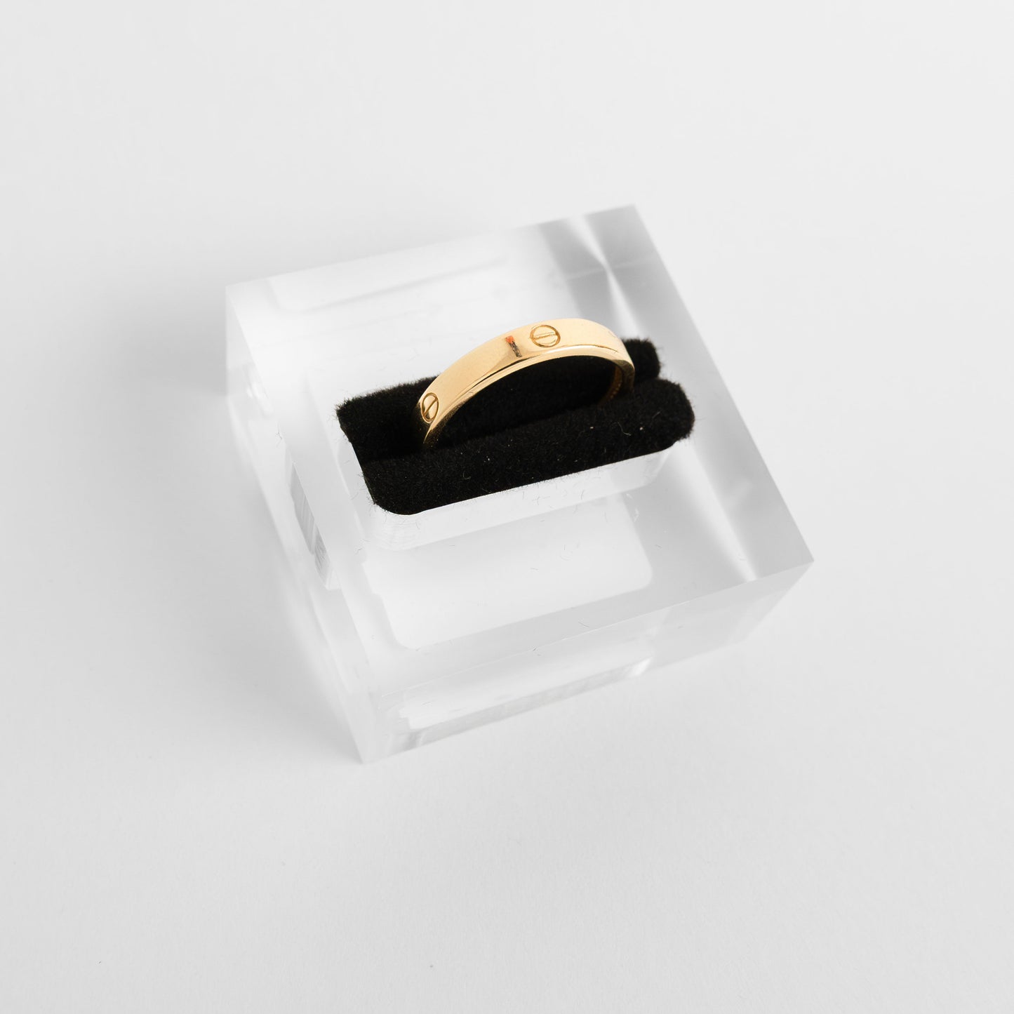 14K Gold Ring Cartier Logo Branded