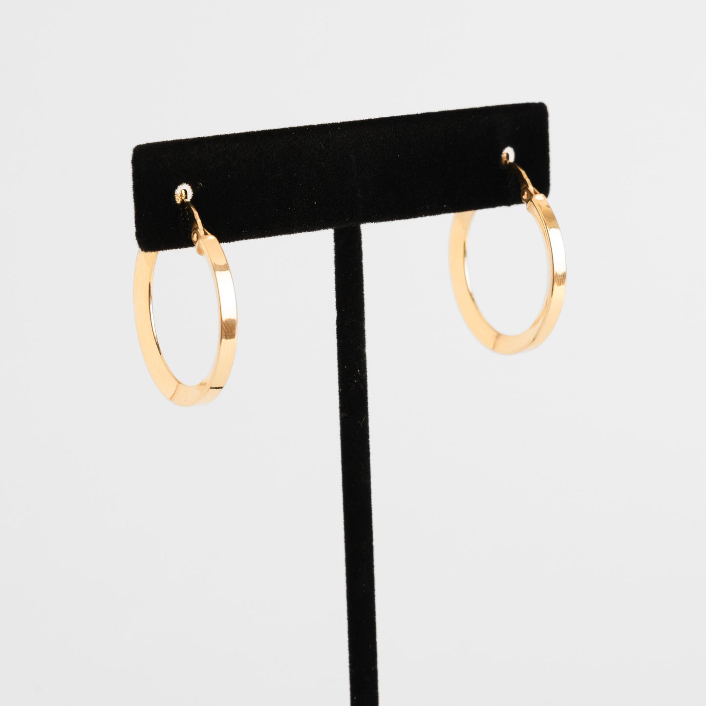 Earrings 14K Gold Hoop M