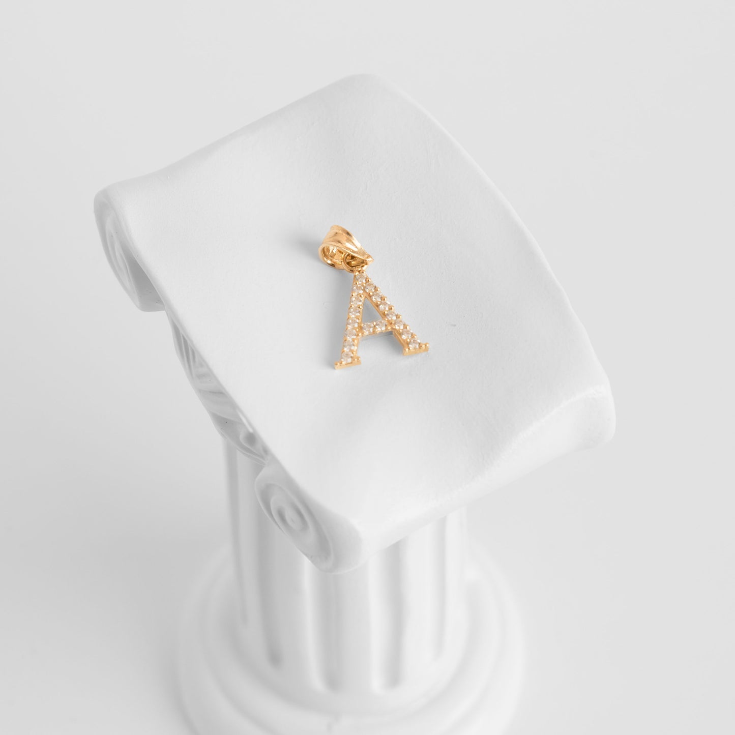 14K Gold Letters Charm