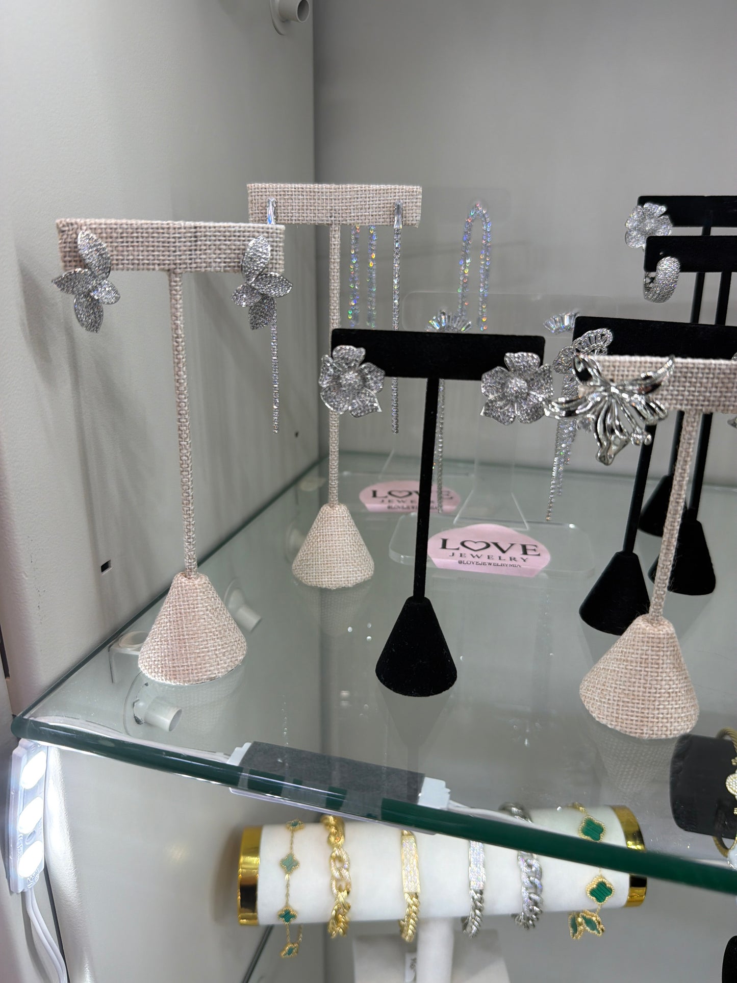 Fine jewelry gold plated and silver plated earrings