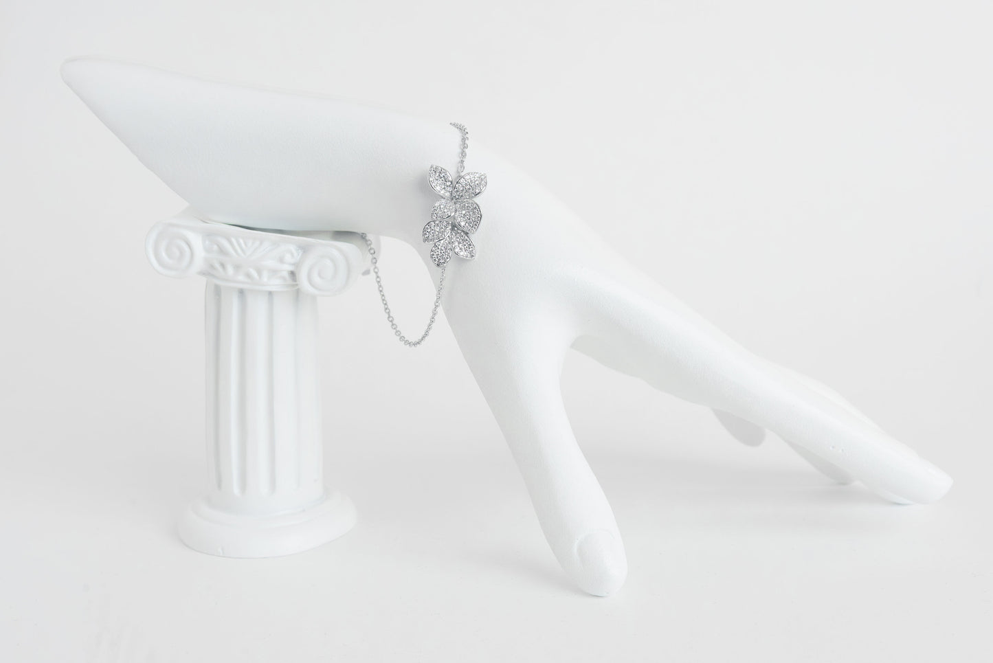 Bracelet Flowers sterling Italian silver