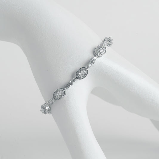 Italian Sterling Silver Silver Bracelet