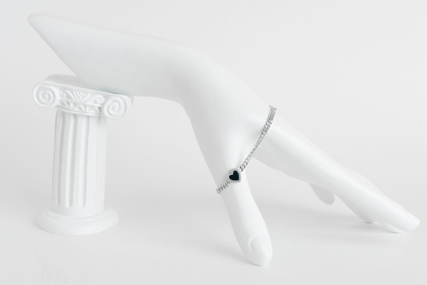 Italian Sterling Silver Love Bracelet Steel Steering