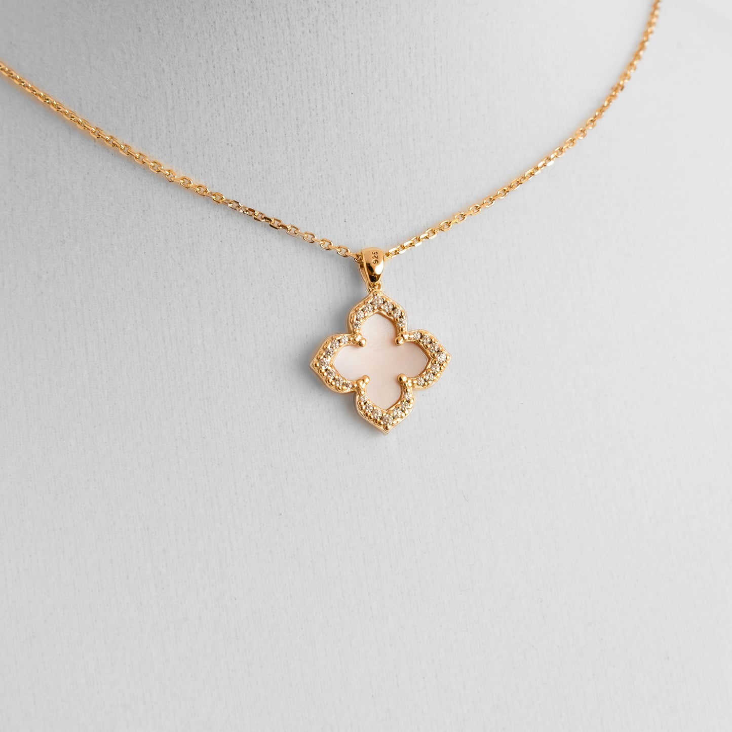 Sterling Silver Gold Plated 18k Necklace