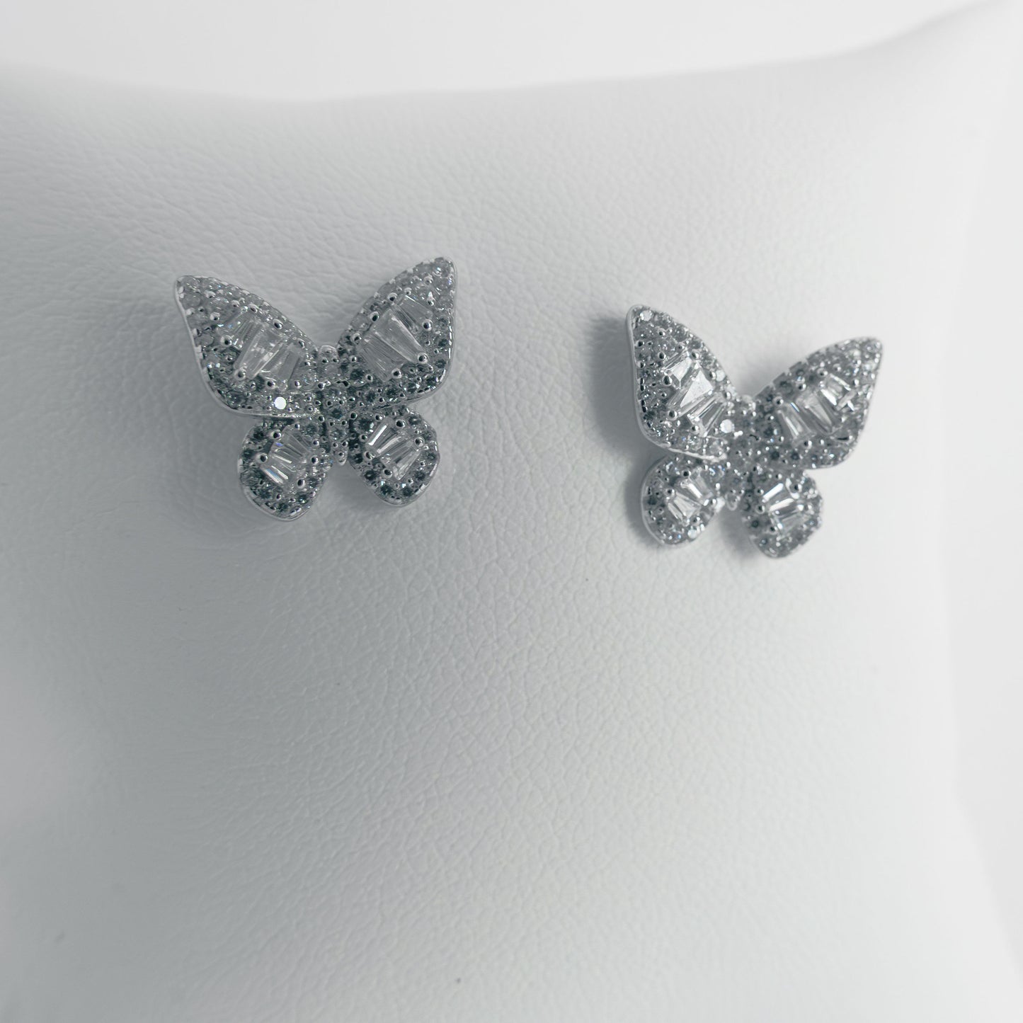 Earrings Italian Silver - Butterfly