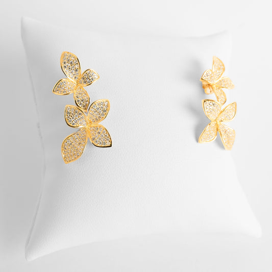 Italian Sterling Silver - Flower design