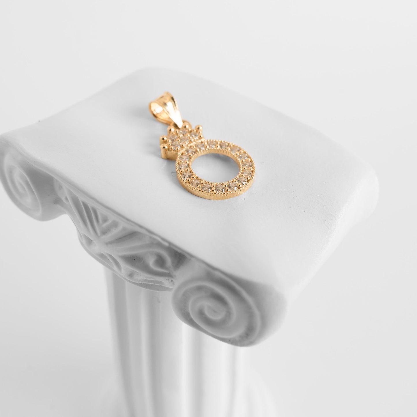 14k Gold Letters Charm