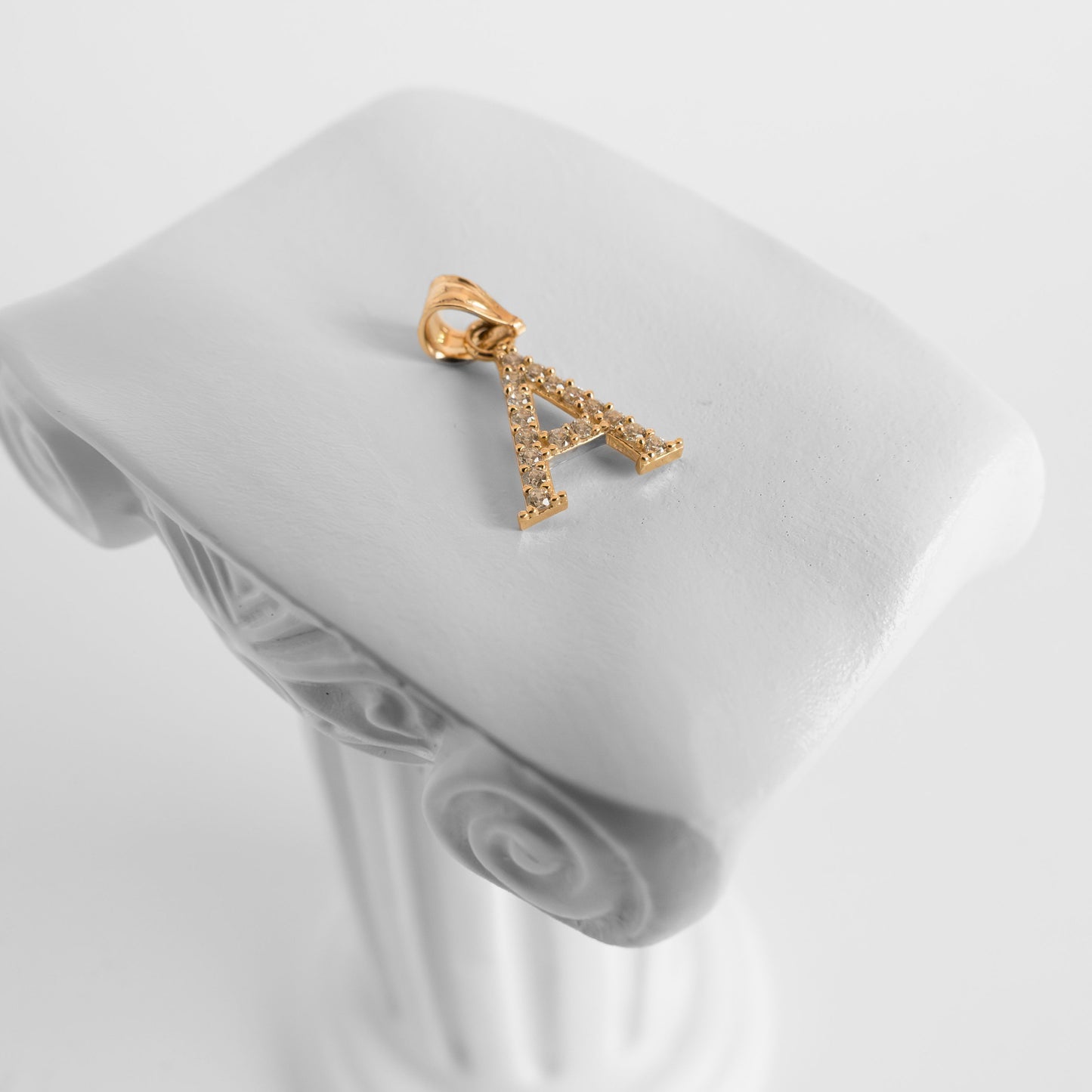 14k Gold Letters Charm