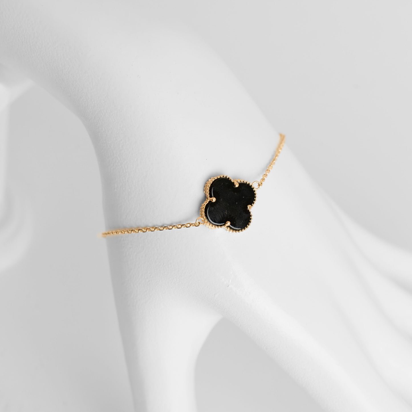 14k Gold Bracelet clover