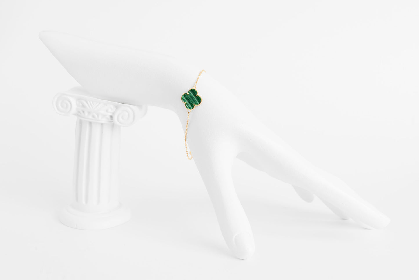 14k Gold Bracelet clover